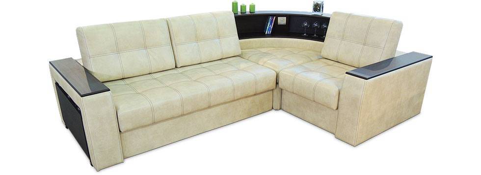 Купить Угловой диван «IQ 123» по цене 170000 в Москве с доставкой винтернет магазине - «Umnye-Divany»